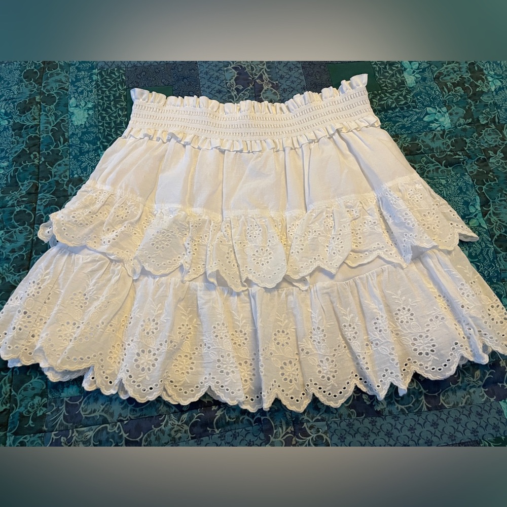 Rue 21 Eyelet Lace Mini Skirt Size S